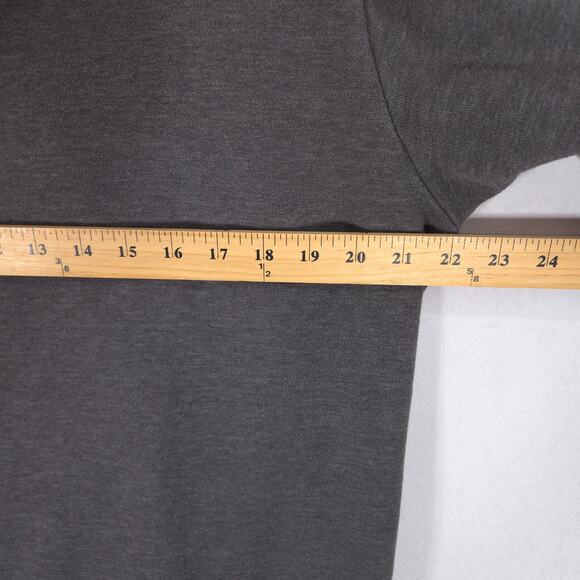 The North Face Hoodie Mens Large Gray Red Big Logo Outdoor Long Sleeve Pullover - Picture 6 of 11